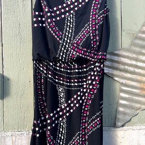 White House Black Market Elegant Black Dress